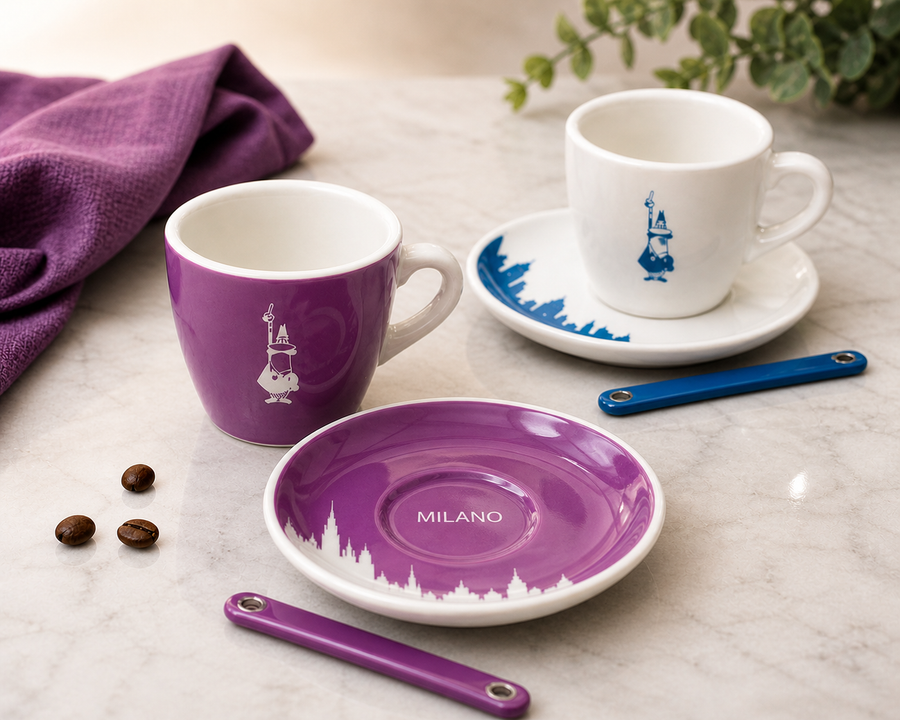 Bialetti City Collection Espresso Set – Milano & Napoli Edition
